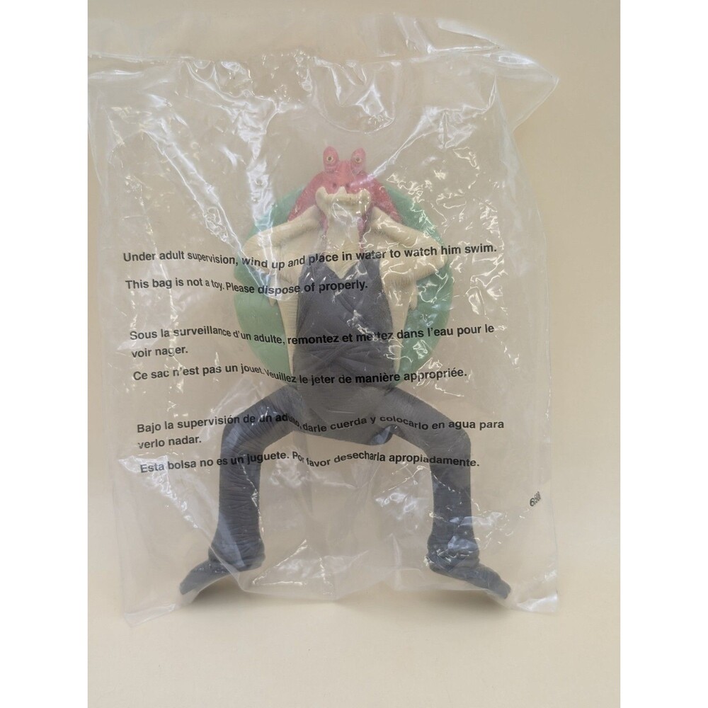 1999 Star Wars Episode I Taco Bell Kids Meal Toy - Swimming Jar Jar Binks